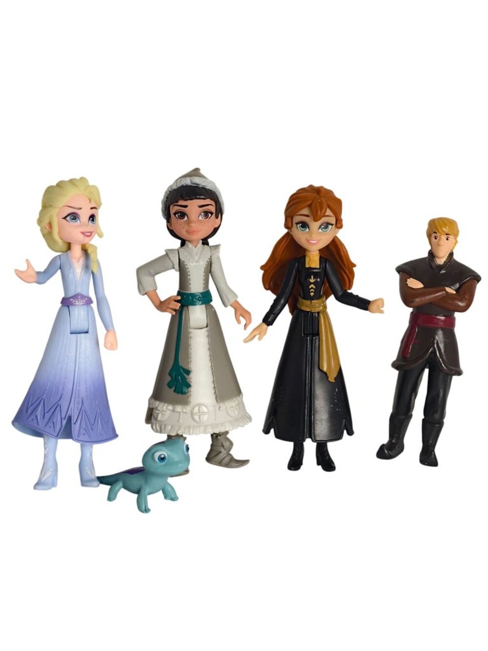 Disney Frozen 2 Elsa Anna Kristoff Honeymaren & Bruni 5-Pc Collectible Toys Figu